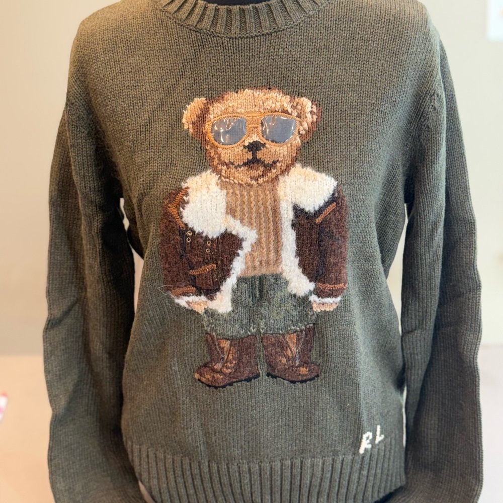 Polo by Ralph Lauren Green Bear Sweater